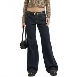 Pacsun Short Casey Low Rise Baggy Jeans Dark Indigo NWT Marli Size 31 Short